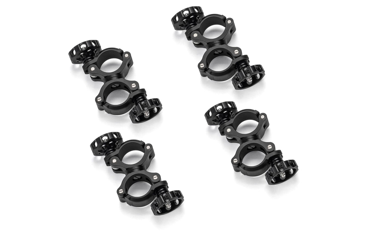 Tilta HDA-SRK-MC Montageklemme – für 50 mm Speed Rail – Schwarz – 4er-Pack