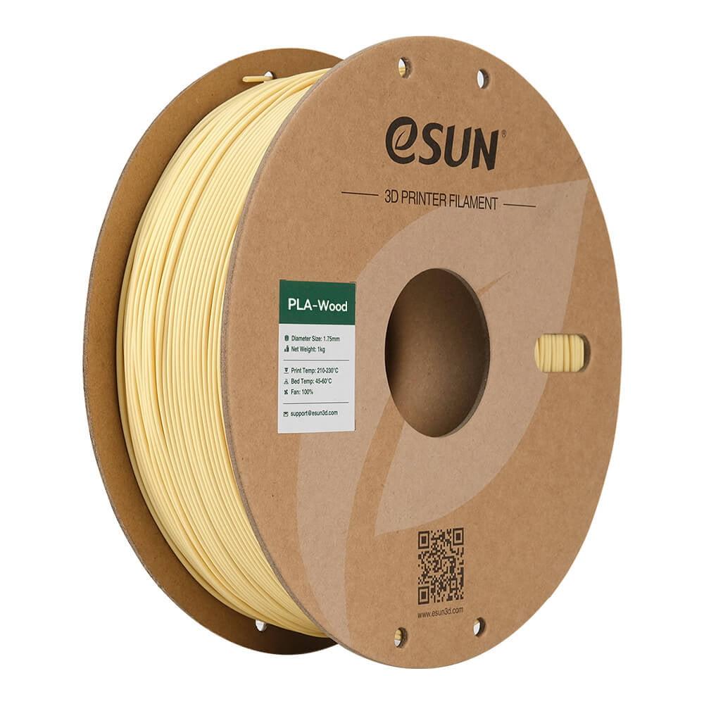 eSUN Filament PLA+ Holz – 1,75 mm, 1 kg – Gold, 1 Stück