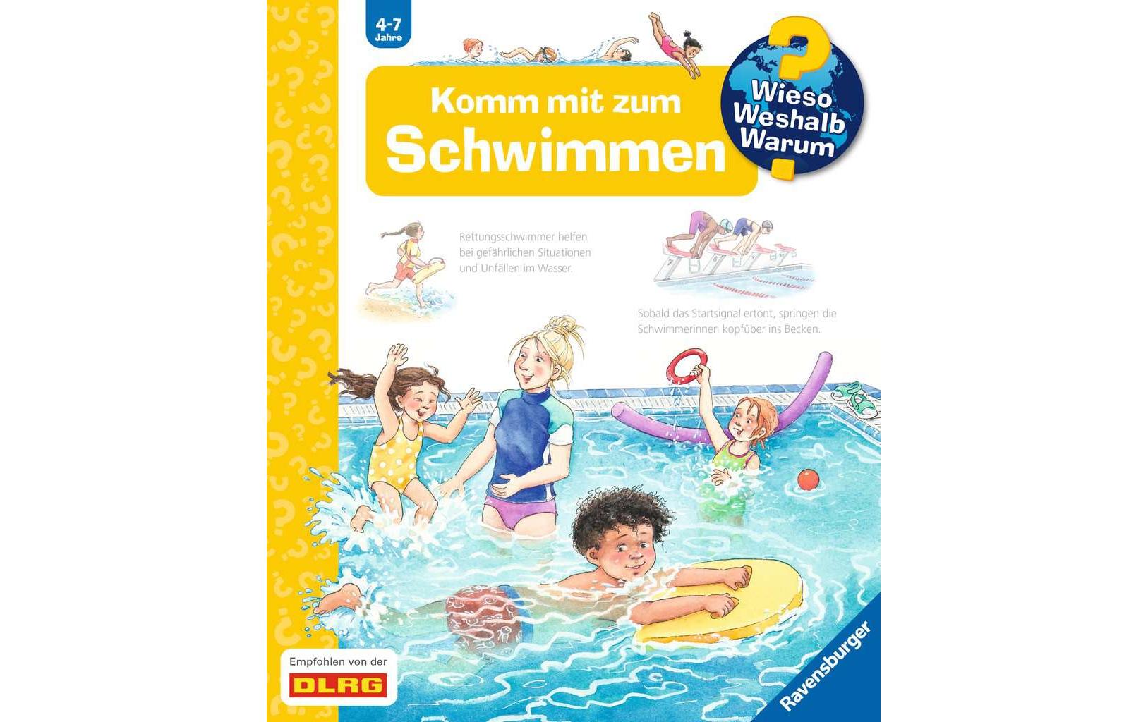 Ravensburger Buch – WWW: Komm mit zum Schwimmen, Spiralbindung, 16 Seiten, Deutsch, 4–7 Jahre