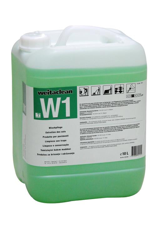Weitaclean W1 Bodenreiniger für wasserfeste Bodenbeläge – Konzentrat, Kanister – 10 l