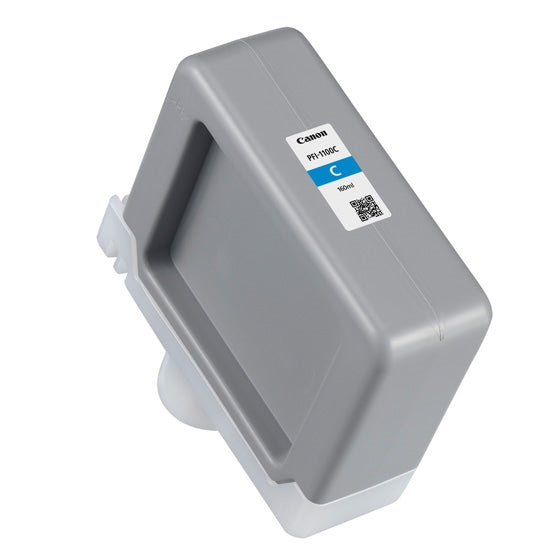 Canon Tintenpatrone PFI-1100C, cyan, 160 ml, original – für imagePROGRAF Pro-2000, Pro-4000, Pro-4000S und andere