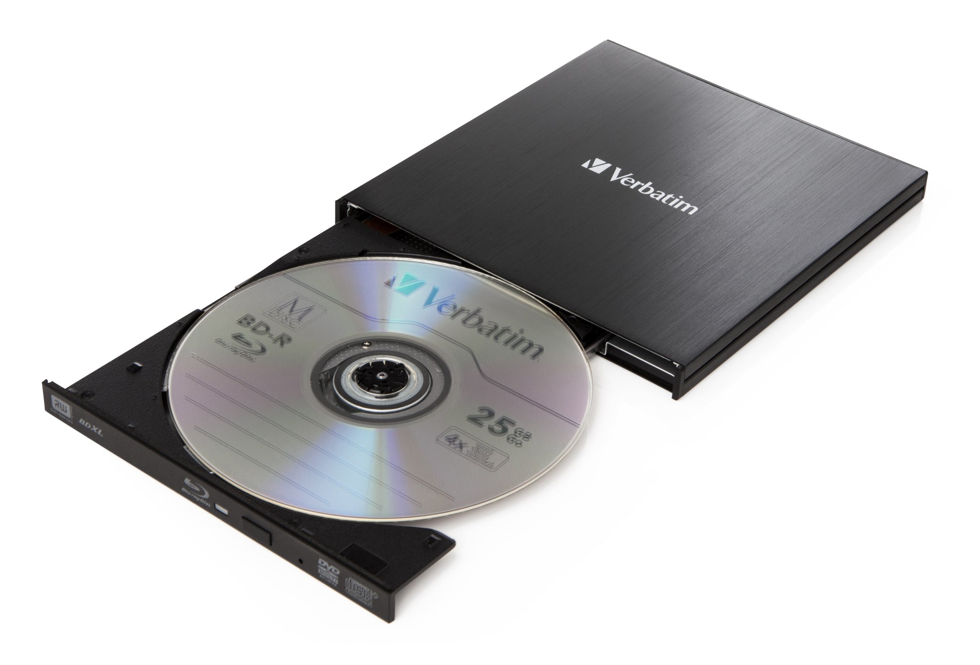 Verbatim Slimline Blu-ray-Writer (extern, Slot-In) – für Desktop/Laptop, USB 3.2 Gen 1