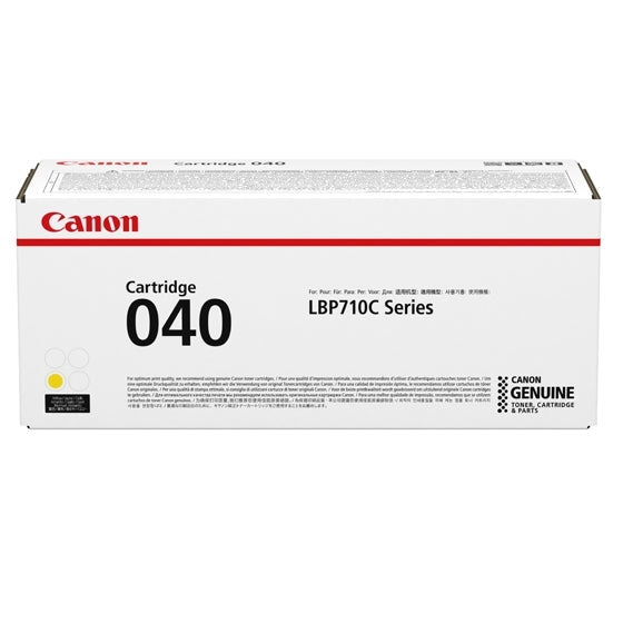 Canon Toner 040 – Gelb, 5400 Seiten – für LBP710Cx/LBP712Cx/LBP712Ci