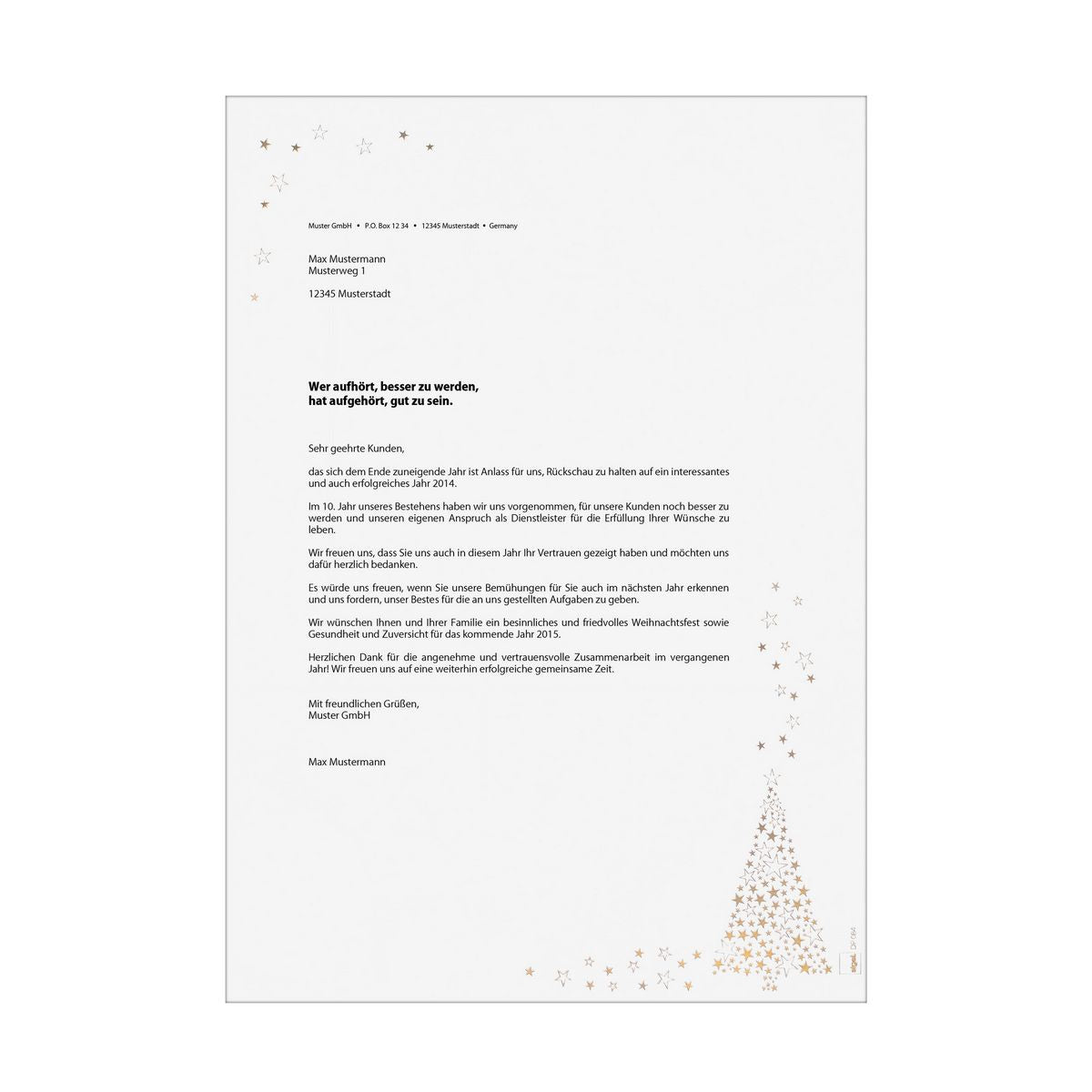 Sigel Motivpapier A4 – Feinpapier – 90 g/m² – Motiv 'Golden Tree' – 100 Blatt