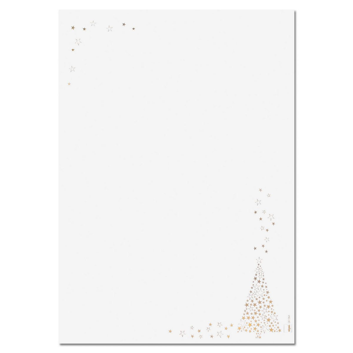 Sigel Motivpapier A4 – Feinpapier – 90 g/m² – Motiv 'Golden Tree' – 100 Blatt