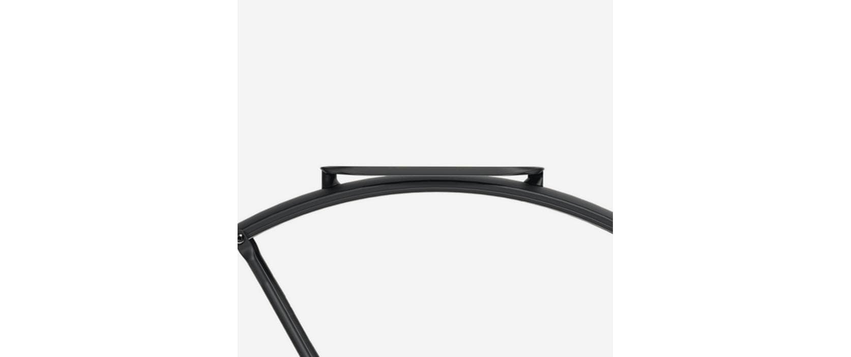 racktime Adapter – belastbar bis 8 kg, Höhe 21 mm – für SNAPIT 2.0 – schwarz, Aluminium – 1 Stk.