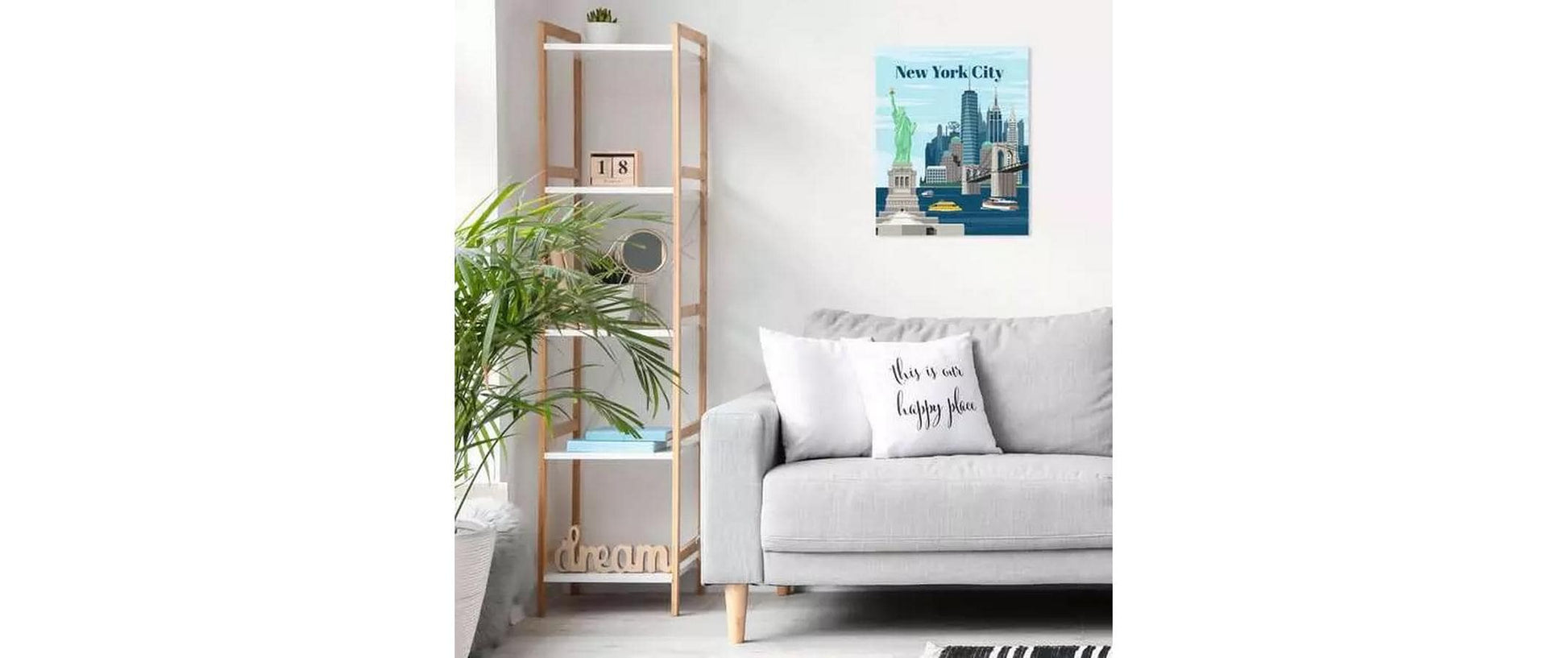Ravensburger CreArt – Malen-nach-Zahlen-Set – Buntes New York – 30 × 24 cm – ab 12 Jahren