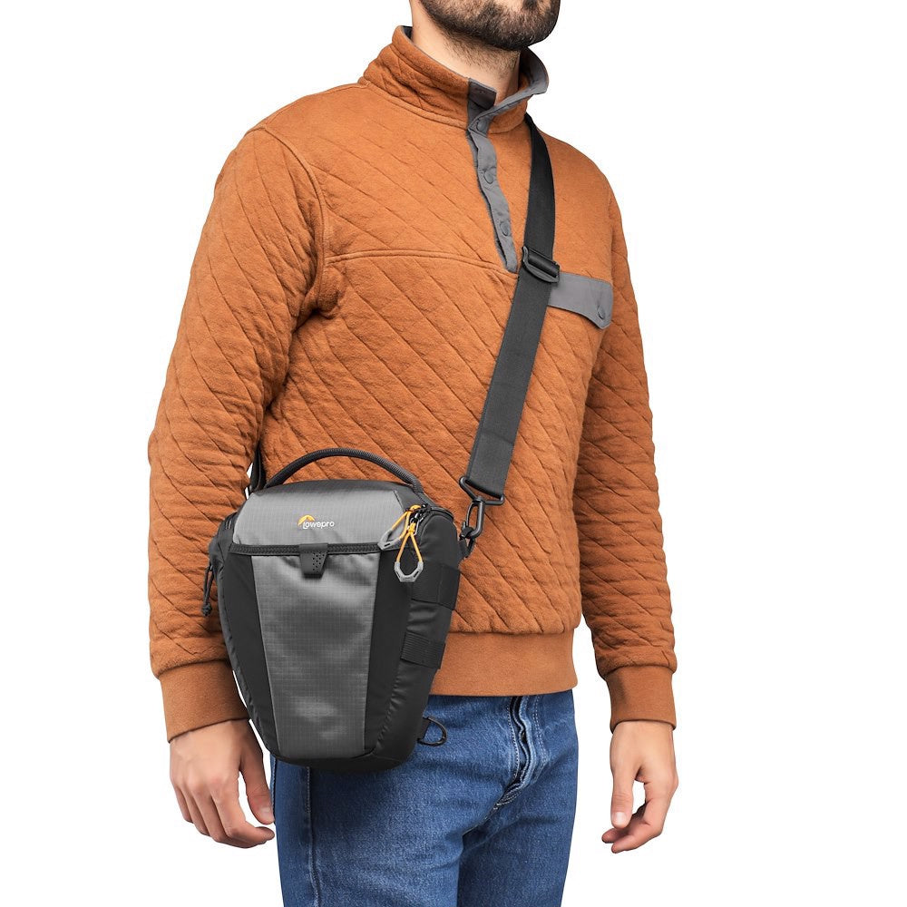 Lowepro Photo Active TLZ 50 AW Toploader – 125 × 175 × 220 mm – für Sony Alpha 9 (70–200 mm f/4) – Regenhülle
