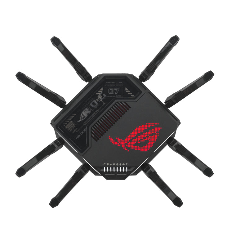 ASUS GT-BE98 – Wi-Fi 7 Router, Quadband (2,4/5/5/6 GHz), 11,5 Gbit/s, 10GbE, USB 3.0, Schwarz