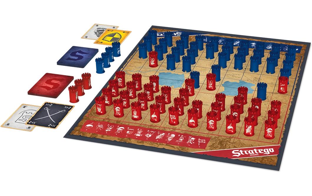 Jumbo Stratego Original – Strategiespiel, 2 Spieler, ab 8 Jahren, 45 Min., DE/NL/EN/FR