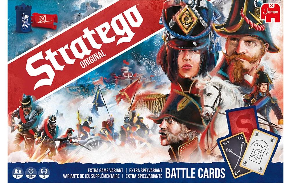 Jumbo Stratego Original – Strategiespiel, 2 Spieler, ab 8 Jahren, 45 Min., DE/NL/EN/FR