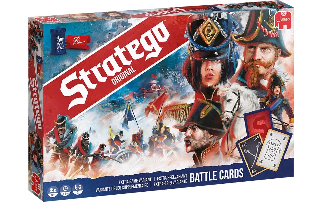 Jumbo Stratego Original – Strategiespiel, 2 Spieler, ab 8 Jahren, 45 Min., DE/NL/EN/FR