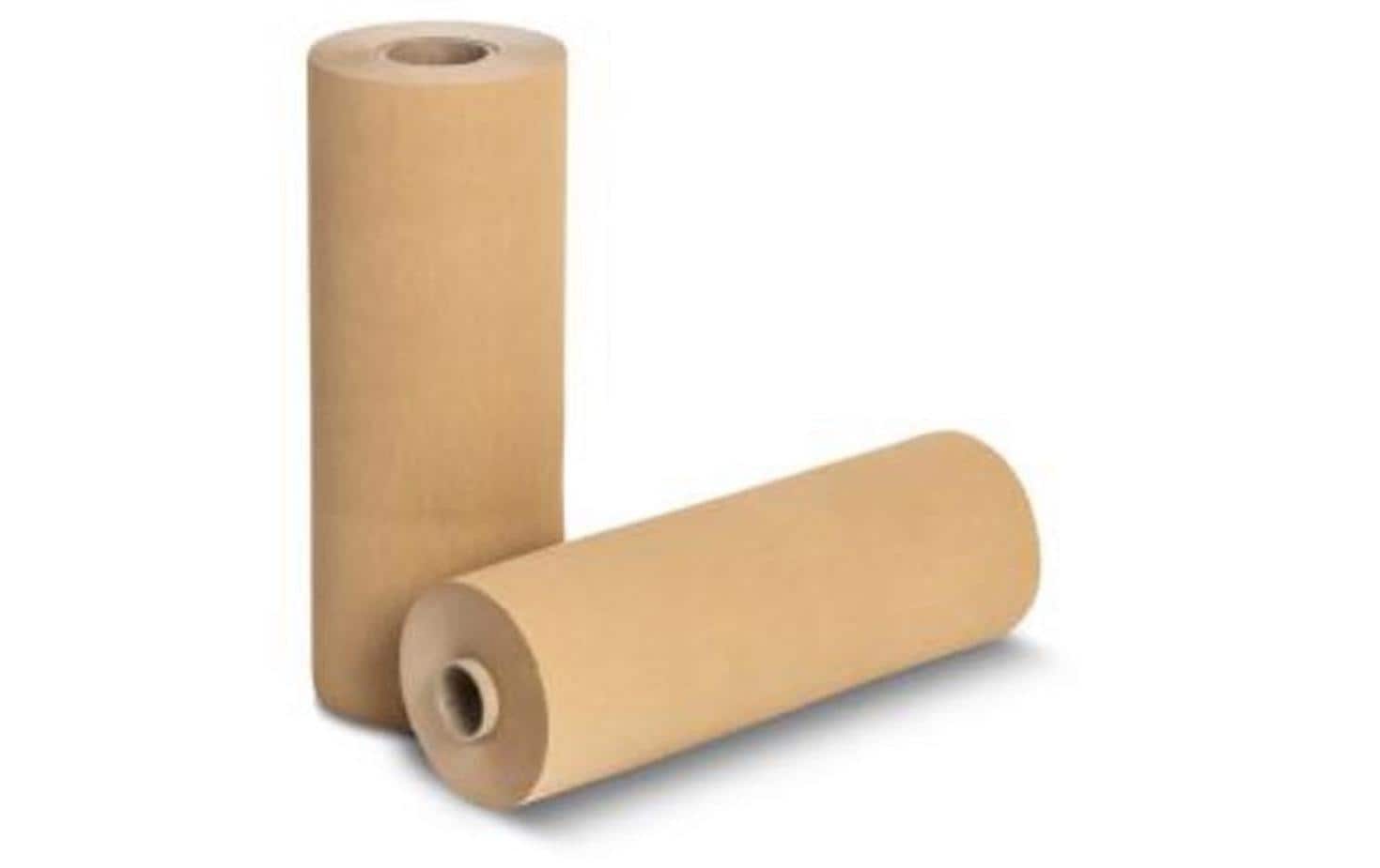 Stretchfolie (Hand) – 50 cm × 120 m – Polyethylen (PE) – Braun – 3 Stk – für Kerndurchmesser 50 mm