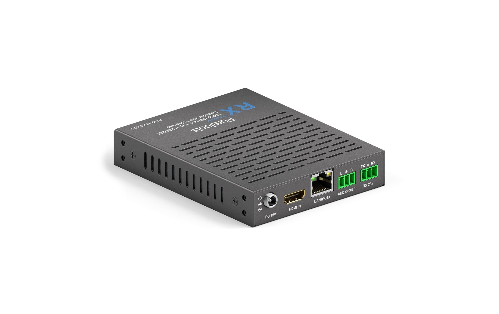 Purelink puretools PureTools PT-IP-HD26X-RX – IP-Empfänger, HDMI, Gigabit Ethernet (RJ-45), PoE, WUXGA (1920 × 1200)