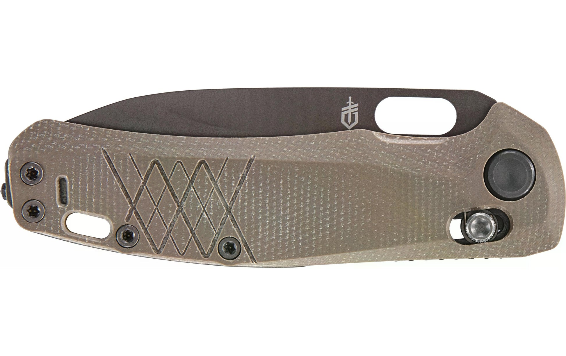 Gerber Scout – Klappmesser 113 mm, Pivot-Lock, Hellbraun