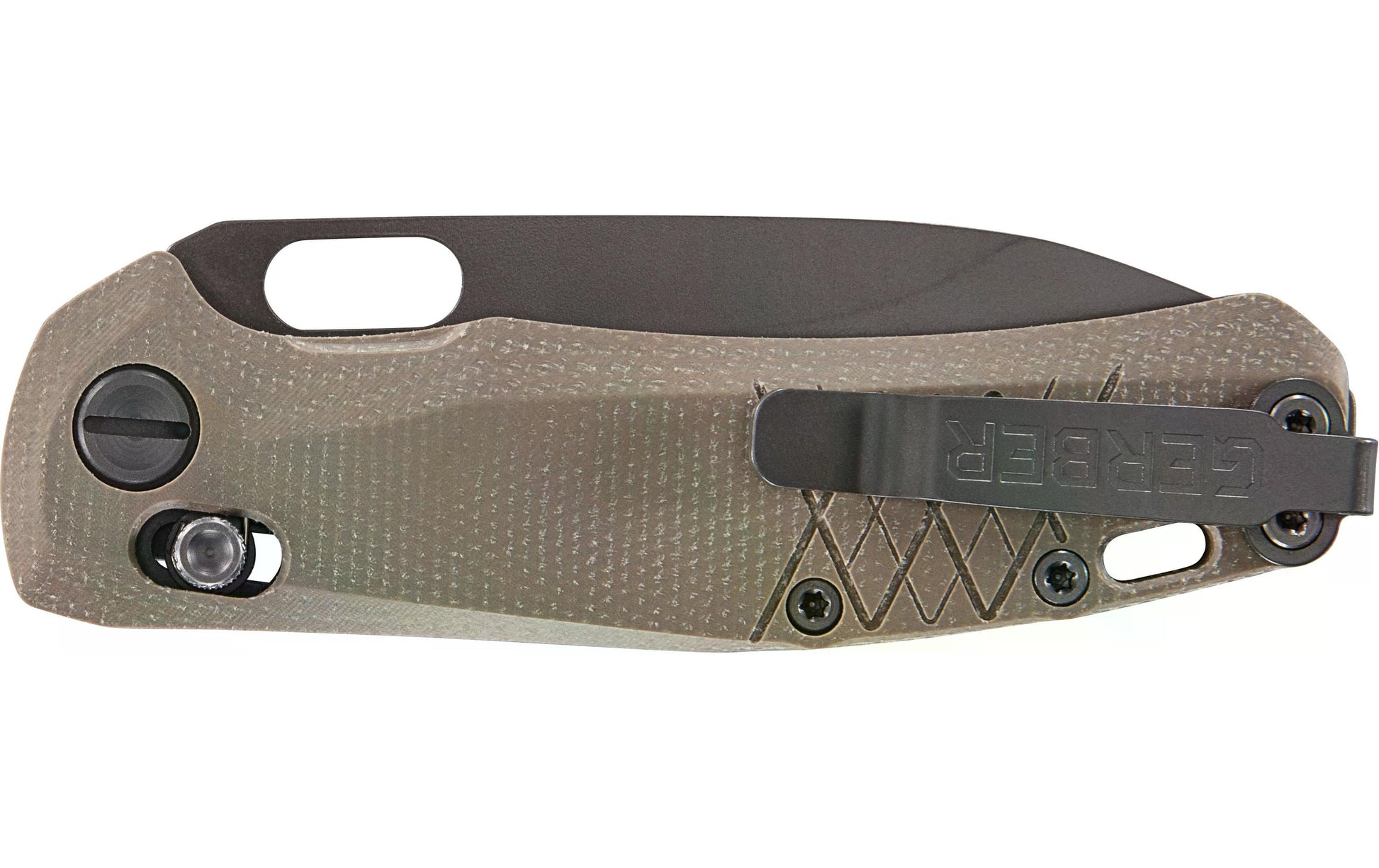 Gerber Scout – Klappmesser 113 mm, Pivot-Lock, Hellbraun
