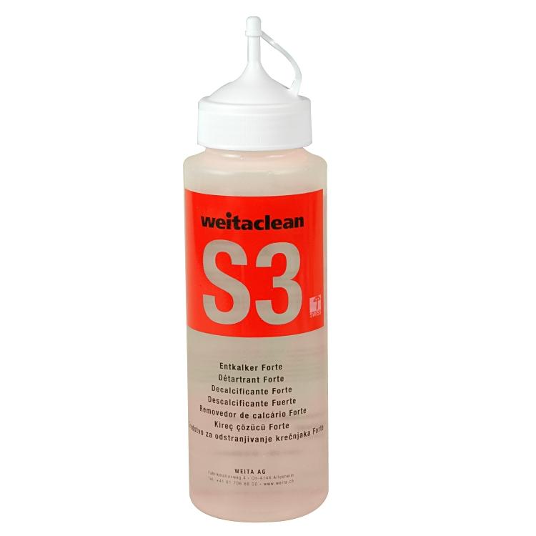 Weitaclean S3 Forte Bad-/Kalkreiniger für Sanitär, Fliesen, Armaturen – Flüssigkeit, Flasche – 500 ml