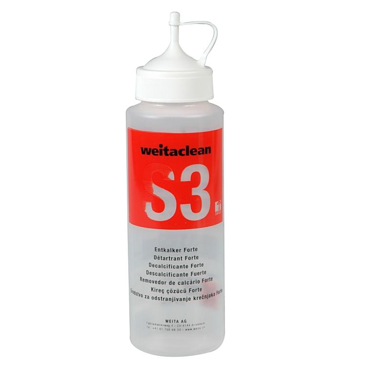 Weitaclean S3 Forte Entkalker – für Sanitärbereich und Armaturen – Flüssigkeit, Flasche – 500 ml