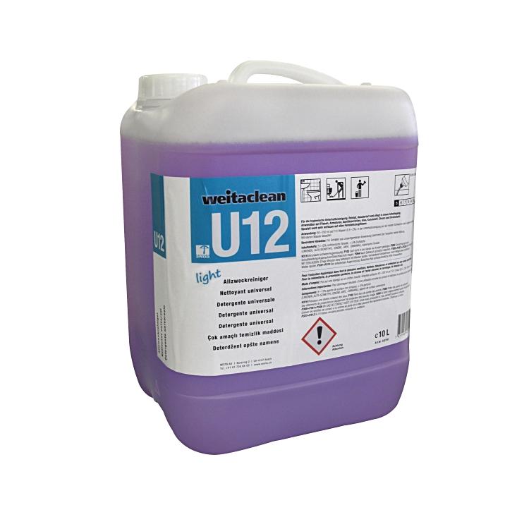 Weitaclean U12 Allzweckreiniger für Feinsteinzeug/Fliesen/Armaturen – light, Kanister – 10 l