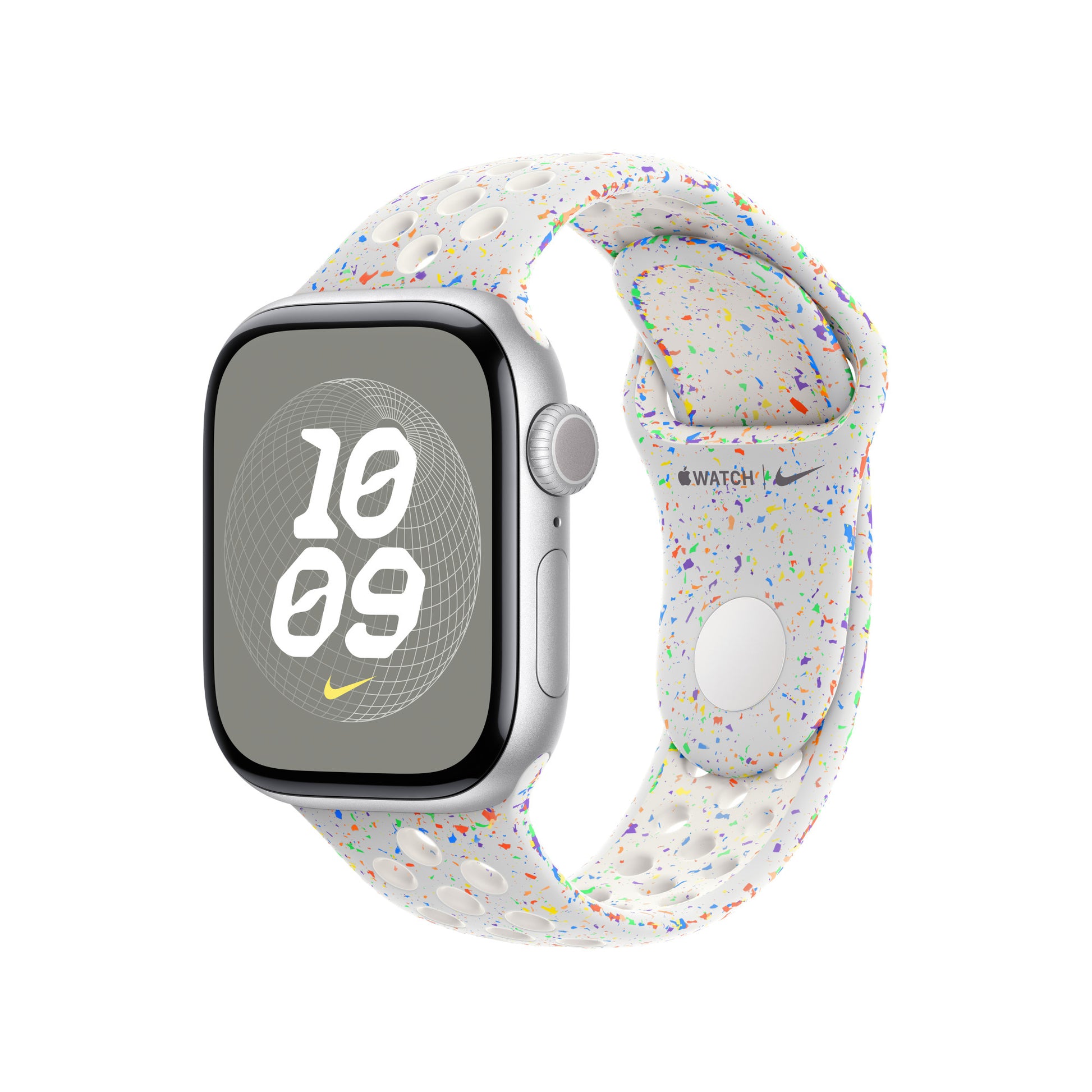 Apple Sportarmband Pure Platinum – Armband – für Apple Watch 40 mm, Weiss, S/M, Polymer