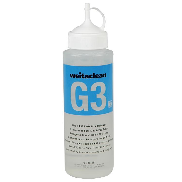 Weitaclean G3 Lino und PVC Forte Bodenreiniger für Linoleum/PVC – Konzentrat, Flasche – 500 ml