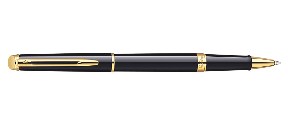 Waterman Hémisphère – Tintenroller mit Kappe, schwarz