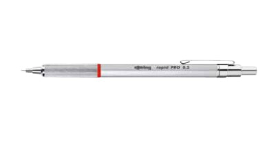 Rotring rapid PRO CHROM Druckbleistift – 0,5 mm – Metall – Silber – mit Radierer