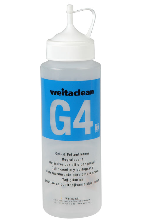 Weitaclean G4 Küchenreiniger/Fettlöser für Böden, Maschinen, Werkzeuge – Konzentrat, Flasche – 500 ml