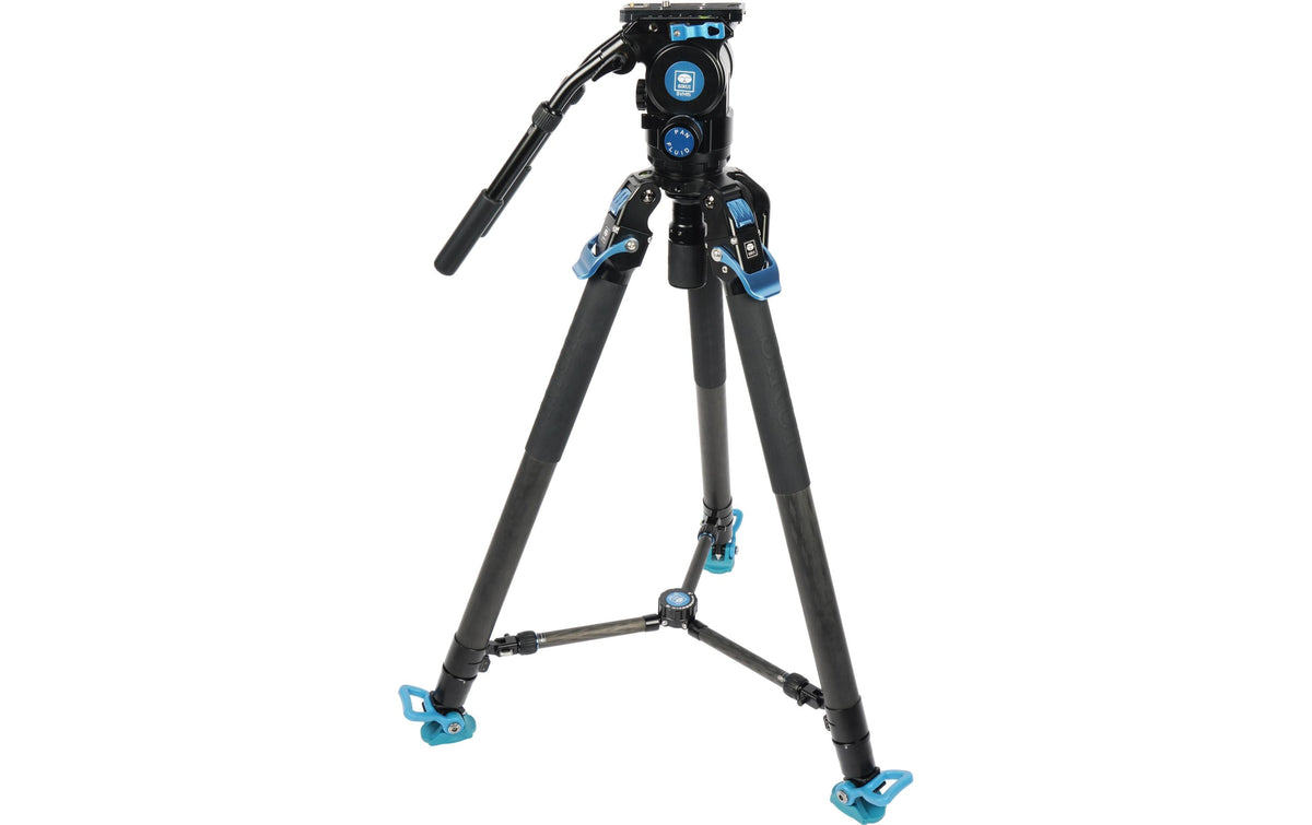 Sirui SVT75Pro+SVH15 Videostativ – inkl. Fluid-Kopf, 3 Sektionen, 75–153 cm – 25 kg
