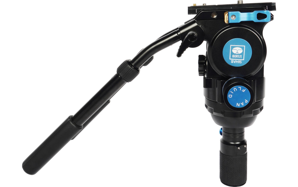 Sirui SVH15 Fluid-Videokopf – Traglast 15 kg, 360° Pan – 1/4"/3/8" – 3,7 kg