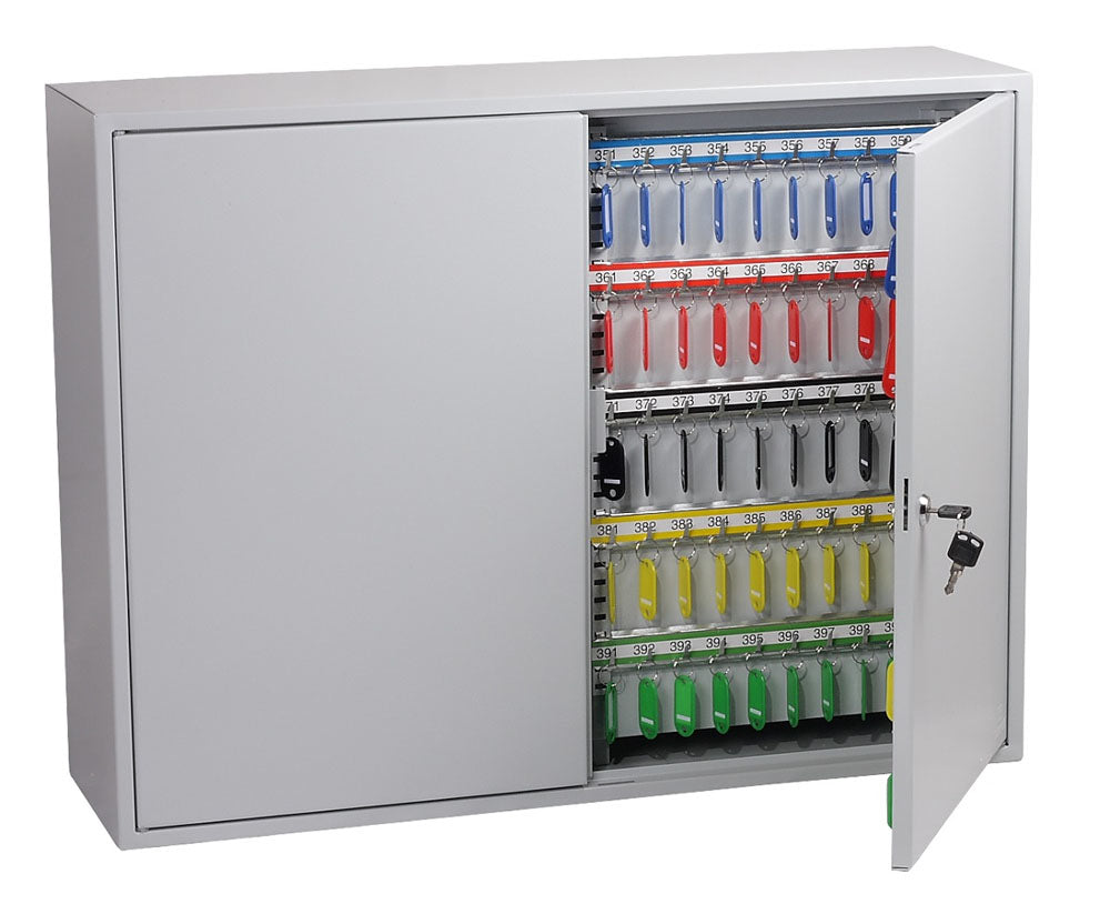 Phoenix Safe Co. Phoenix KC0606K – Schlüsselschrank für 400 Schlüssel, Zylinderschloss, Grau, 730 × 140 × 550 mm