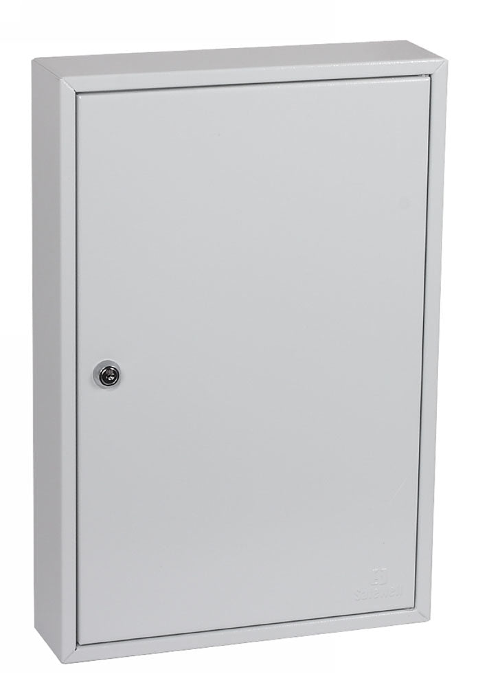 Phoenix Safe Co. Phoenix KC0602K – Schlüsselschrank, für 64 Schlüssel, Zylinderschloss, Grau, 300 × 80 × 450 mm