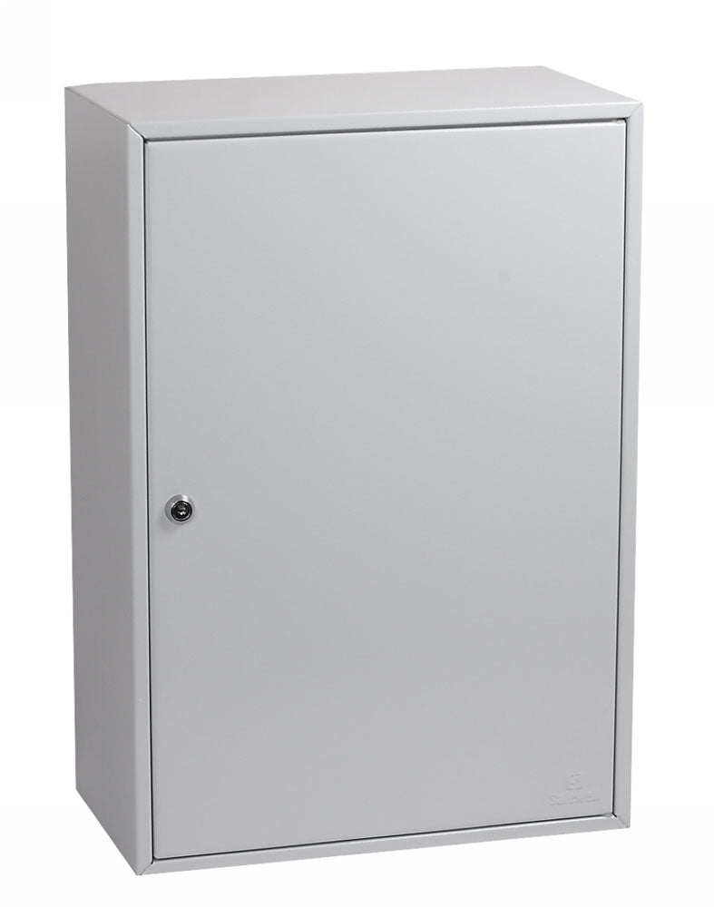 Phoenix Safe Co. KC0605K – Schlüsselschrank, für 300 Schlüssel, Zylinderschloss, Grau, 380 × 205 × 550 mm