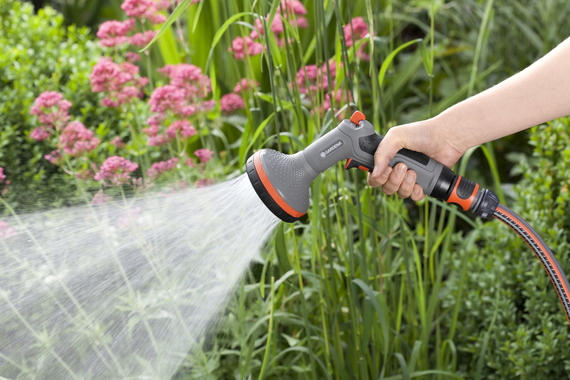 Gardena Comfort 18319 Brause – verstellbar, Frostschutz, ergonomischer Griff – für Beete