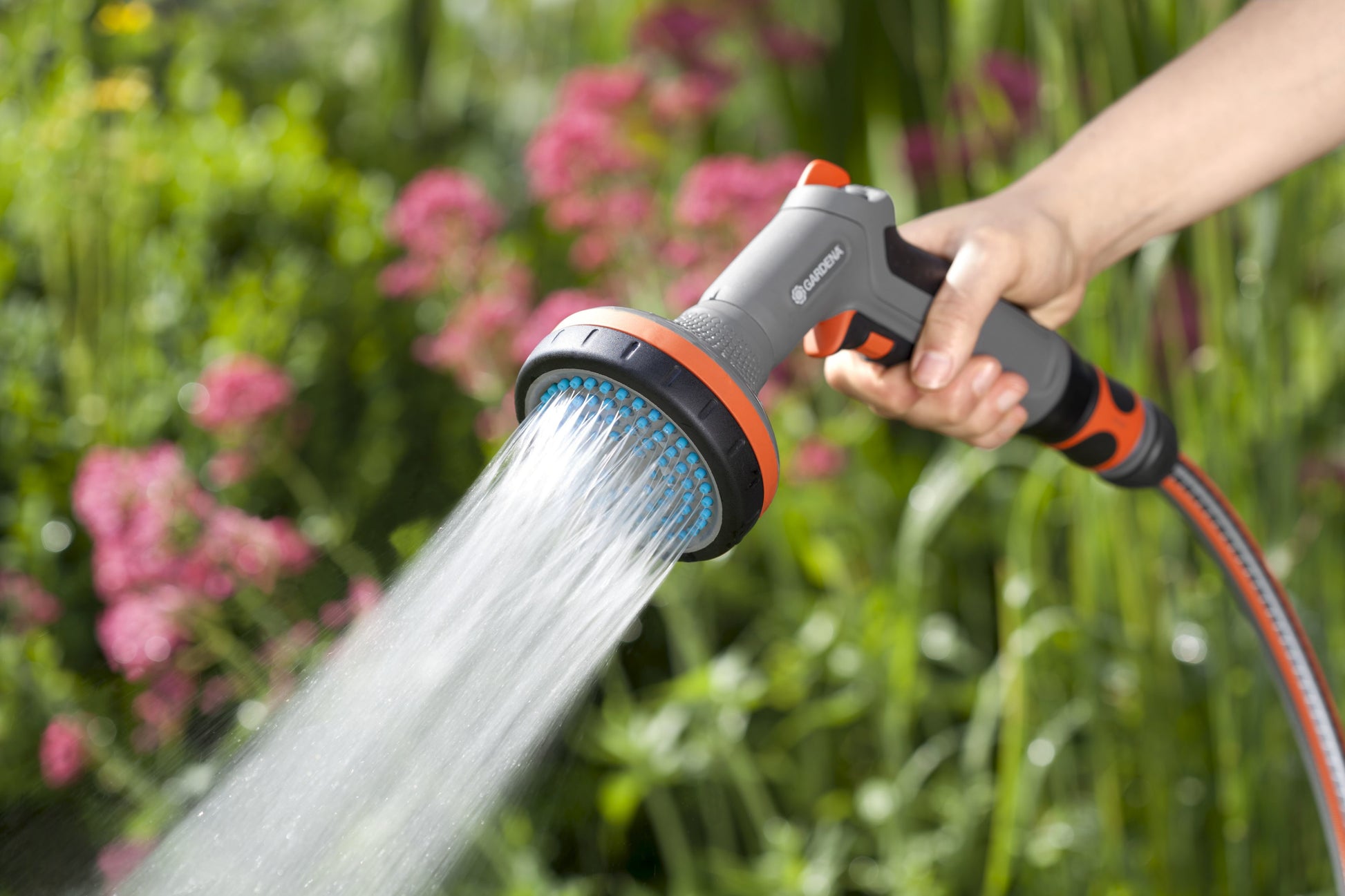 Gardena Comfort 18319 Brause – verstellbar, Frostschutz, ergonomischer Griff – für Beete