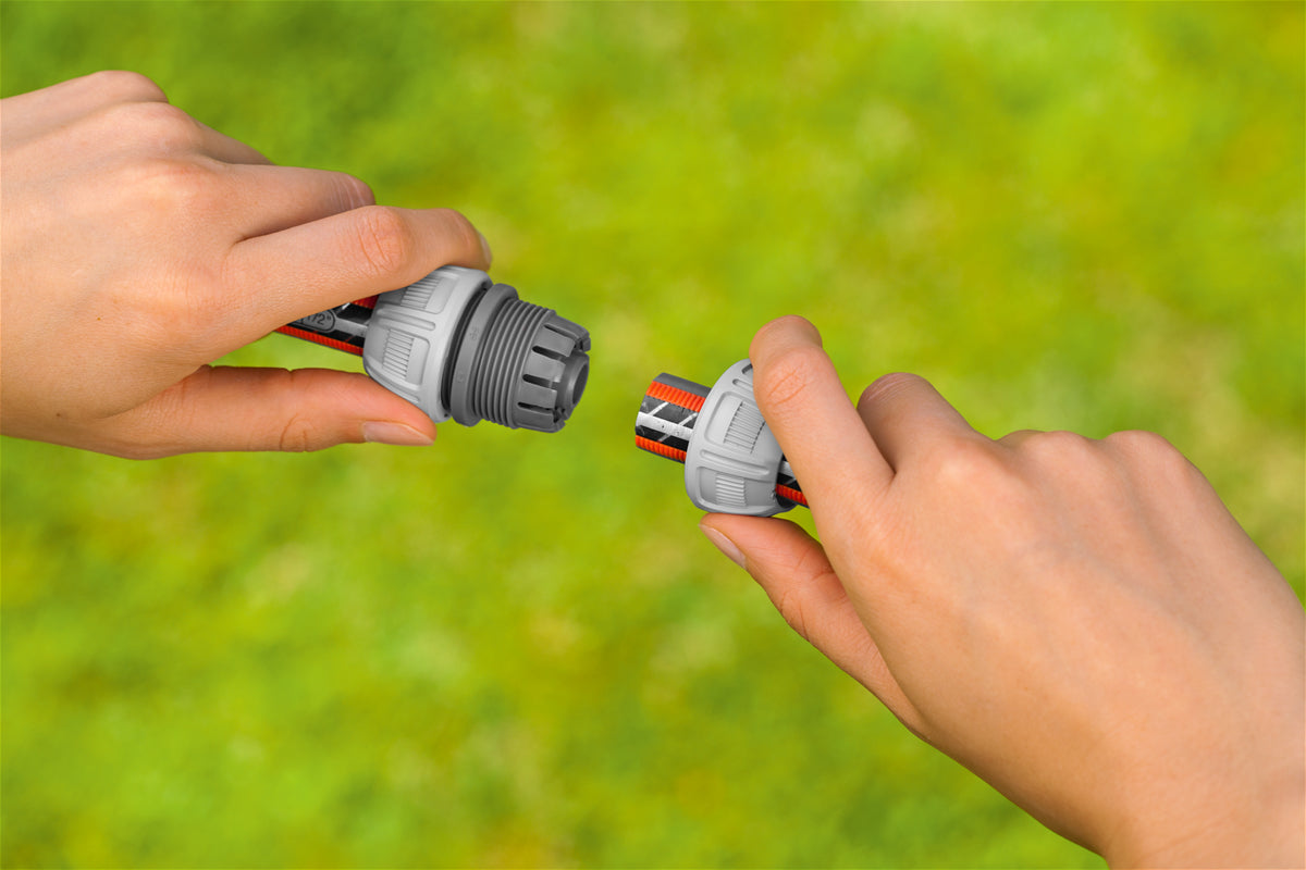 Gardena Kupplung – Ø 13–15 mm, Kunststoff, Grau