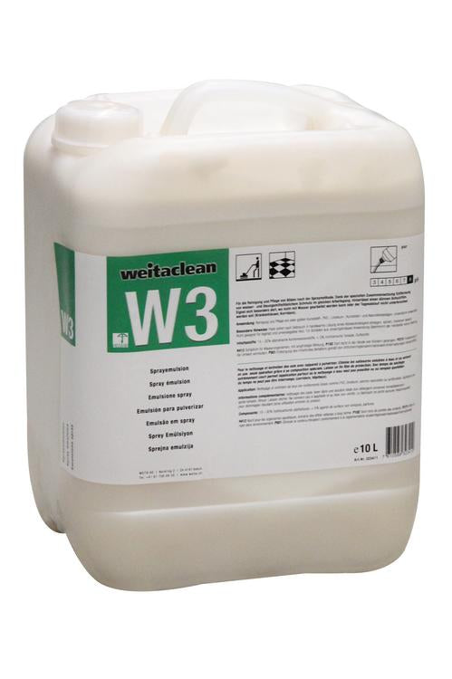 Weitaclean W3 Bodenreiniger für Kunststoff, PVC, Linoleum, Kunststein, Naturstein – Flüssigkeit, Kanister – 10