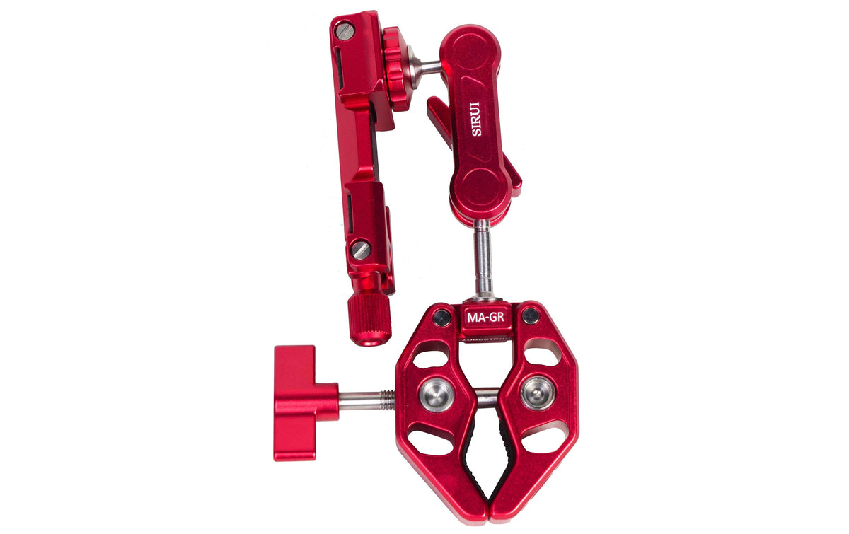 Sirui MA-GR Magic-Arm-Set – Aluminiumlegierung, 103,4 × 92,6 × 37,5 mm, 1/4″, 3/8″ Stativgewinde – Rot