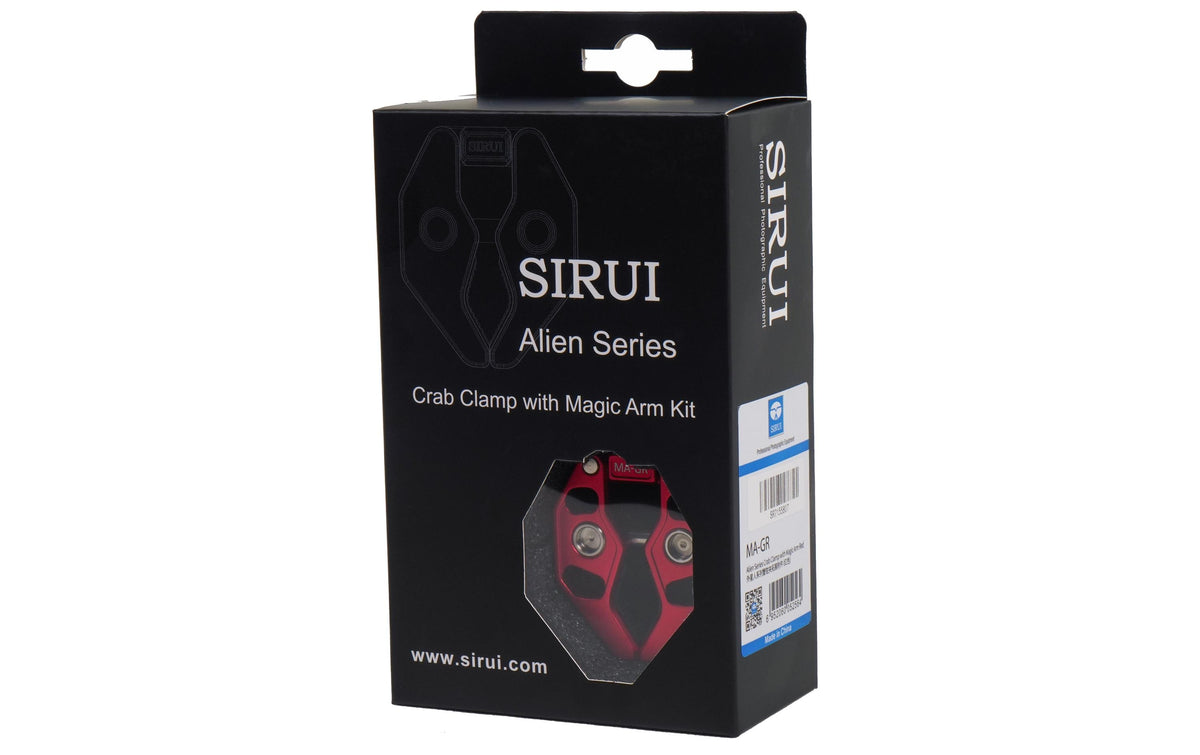 Sirui MA-GR Magic-Arm-Set – Aluminiumlegierung, 103,4 × 92,6 × 37,5 mm, 1/4″, 3/8″ Stativgewinde – Rot