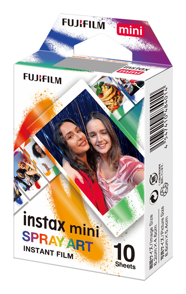 Fujifilm Instax Mini Sofortbildfilm – 10er-Pack (54 × 86 mm) – für instax mini 11, mini 7+, mini 40 und andere
