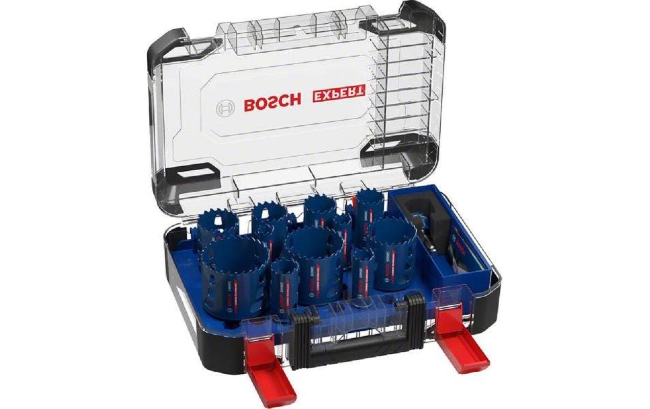 Bosch Lochsäge, EXPERT Tough Material, blau, rot, 14 Stk., Set