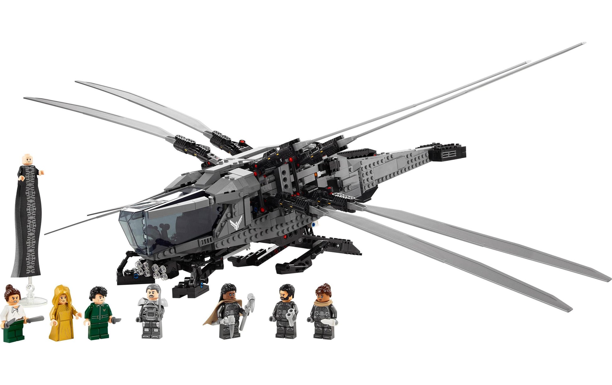 LEGO Dune Atreides Royal Ornithopter Bausatz – Icons – 1369-teilig – 79 × 23 × 57 cm – ab 18 J.