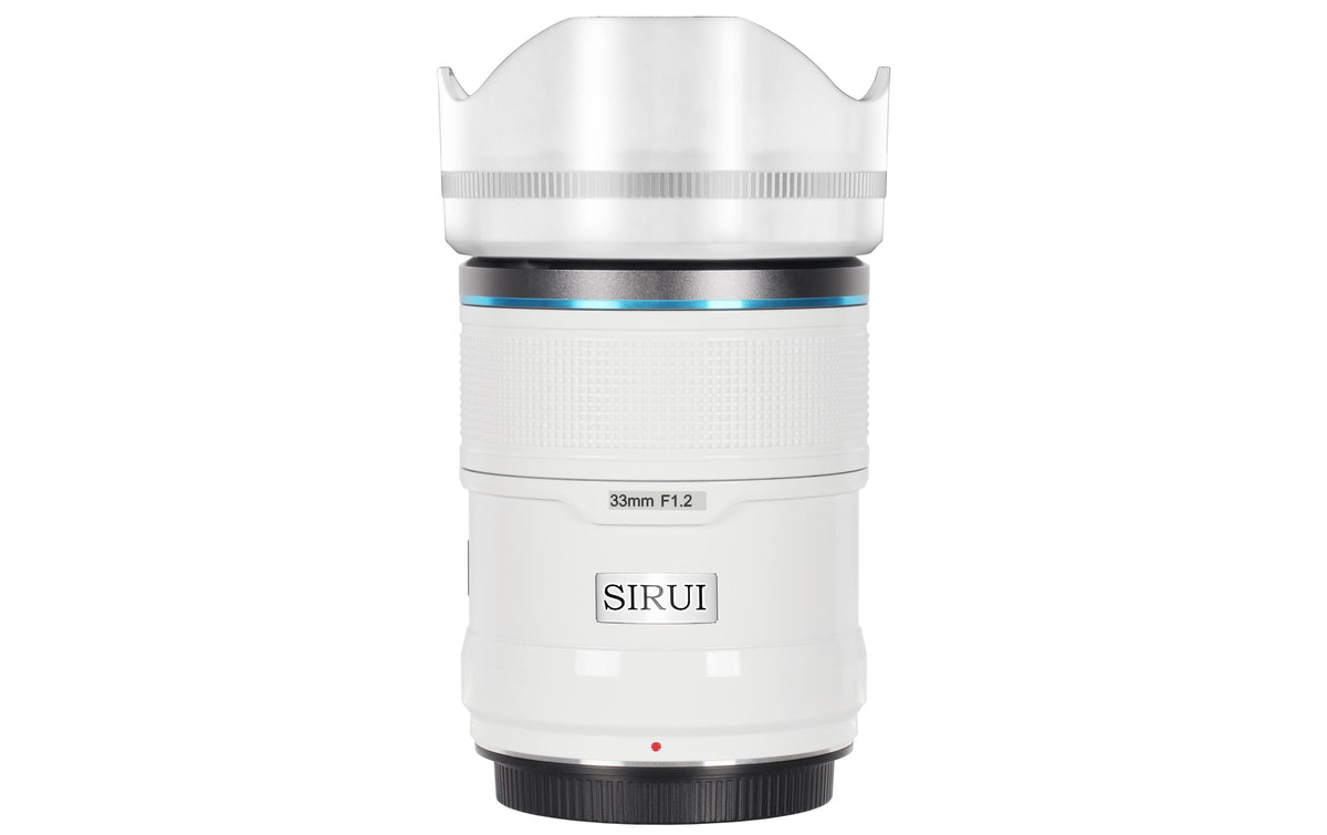 Sirui Sniper 33mm f/1.2 Sony E-Mount Objektiv – APS-C – Weiss
