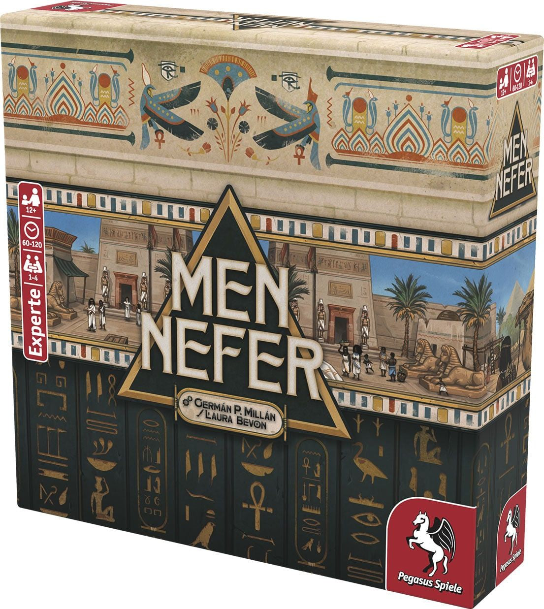 Pegasus Men-Nefer – Strategiespiel, 1–4 Spieler, ab 12 Jahren, 120 Min., DE