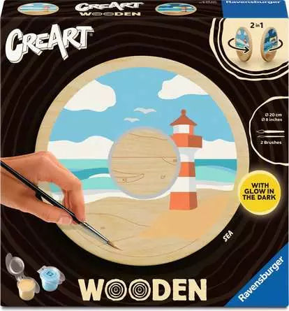 Ravensburger CreArt – Malen-nach-Zahlen-Set – Meer – 20 × 20 cm – ab 12 Jahren