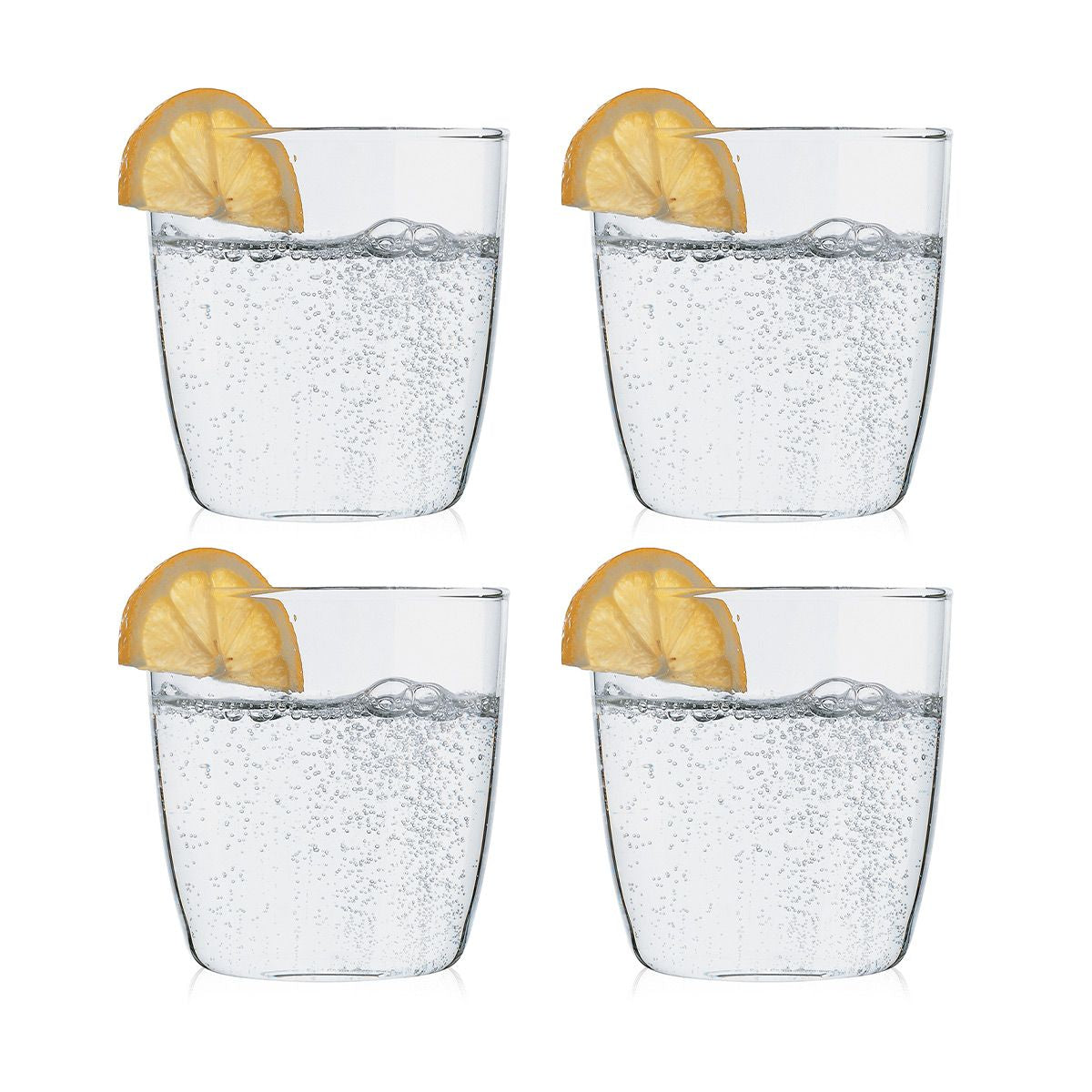 Bodum Kvadrant Trinkglas – 0,35 l, Borosilikatglas, transparent, spülmaschinenfest