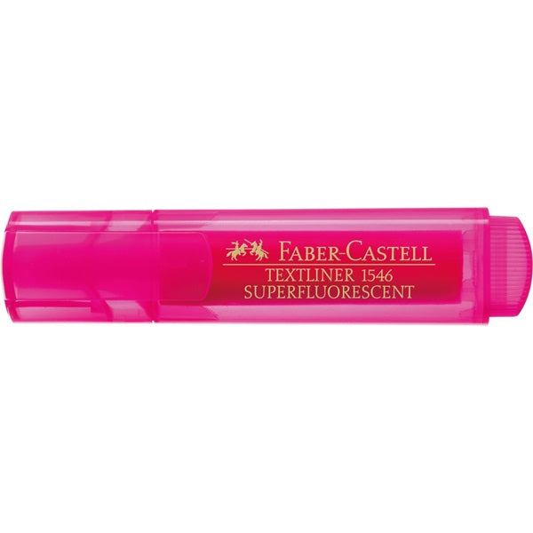 Faber-Castell Textmarker Pink – Keilspitze, 1–5 mm, nachfüllbar