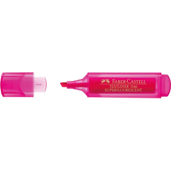 Faber-Castell Textmarker Pink – Keilspitze, 1–5 mm, nachfüllbar