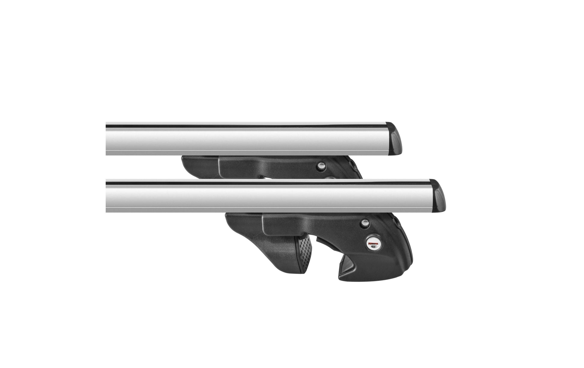 Fischer Fahrradträger (Relingmontage) – für Dachreling – bis 90 kg, 135 cm – Aluminium – 2 Stk.