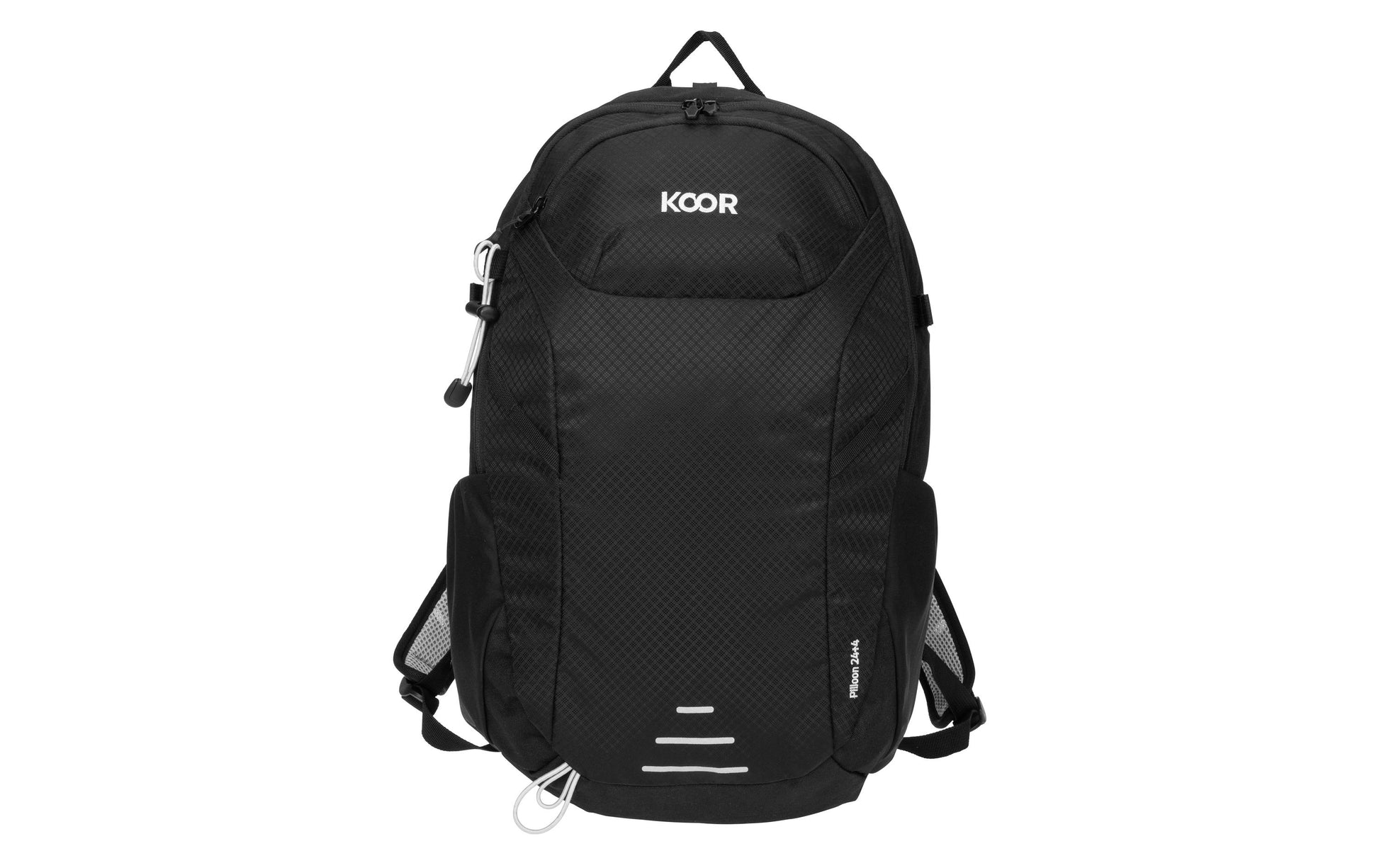 KOOR Wanderrucksack – 28 l, Polyester, Schwarz